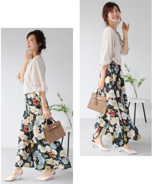 「Ehre style」 7分袖カットソー FREE ホワイト レディース_画像3