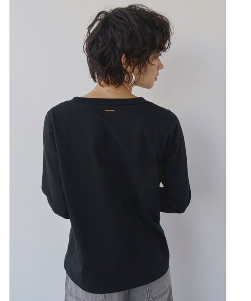 「ALEXIA STAM」 長袖カットソー M ホワイト レディース_画像9