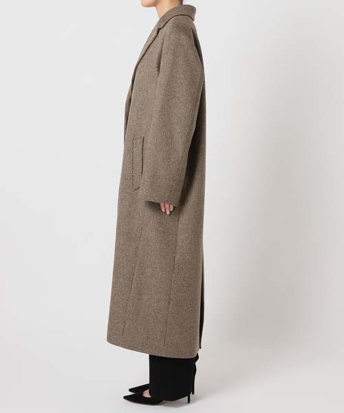 AP STUDIO コート チェスターコート シャギーチェックチェスターコート