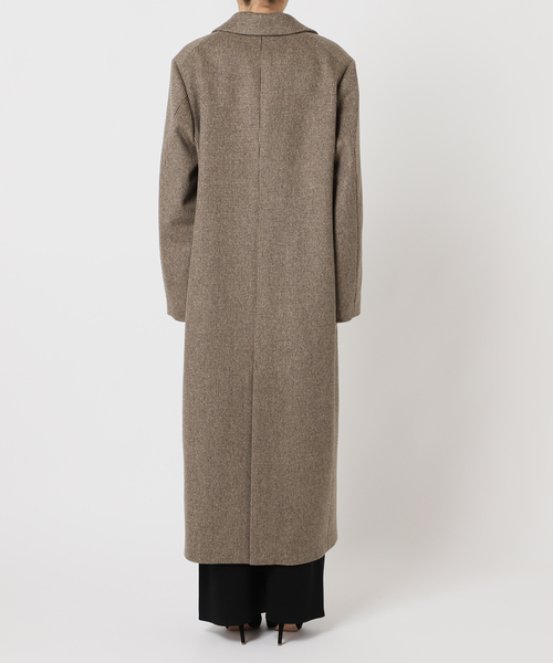 AP STUDIO コート チェスターコート シャギーチェックチェスターコート