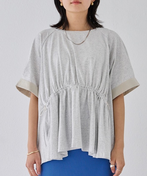 「LAVEANGE」 半袖Tシャツ 4L ブラック レディース_画像3