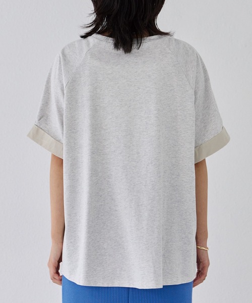 「LAVEANGE」 半袖Tシャツ 4L ブラック レディース_画像5