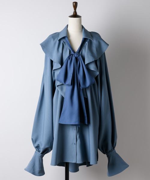 LA BELLE ETUDE（ラベルエチュード） 長袖ブラウス FREE ブラック