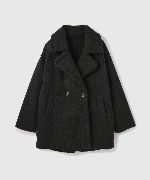 VICKY（ビッキー） ムートンコート ボアコート フェイクムートンミドル