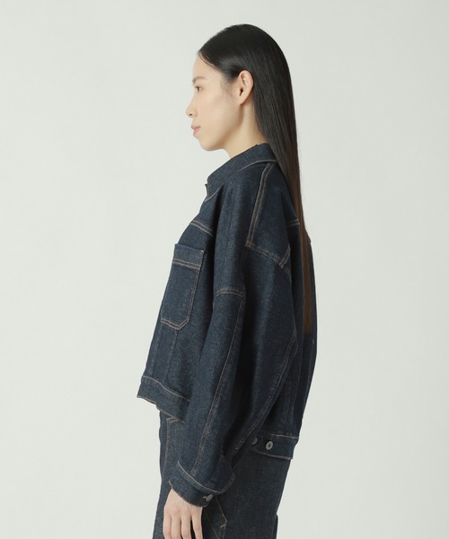 ブルゾン アウター HYPER STRETCH DENIM / ブルゾン レディースの画像