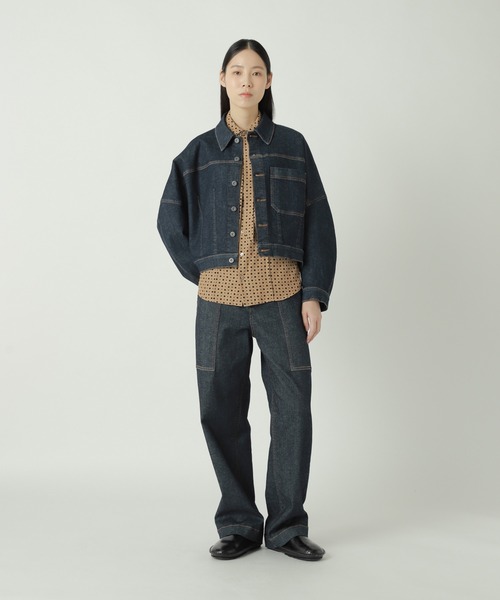 ブルゾン アウター HYPER STRETCH DENIM / ブルゾン レディースの画像