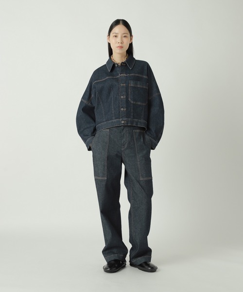 ブルゾン アウター HYPER STRETCH DENIM / ブルゾン レディースの画像
