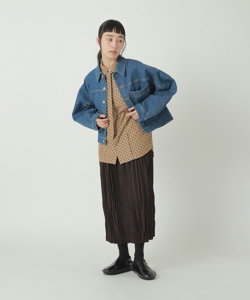 ブルゾン アウター HYPER STRETCH DENIM / ブルゾン レディースの画像