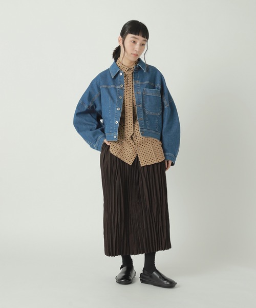 ブルゾン アウター HYPER STRETCH DENIM / ブルゾン レディースの画像
