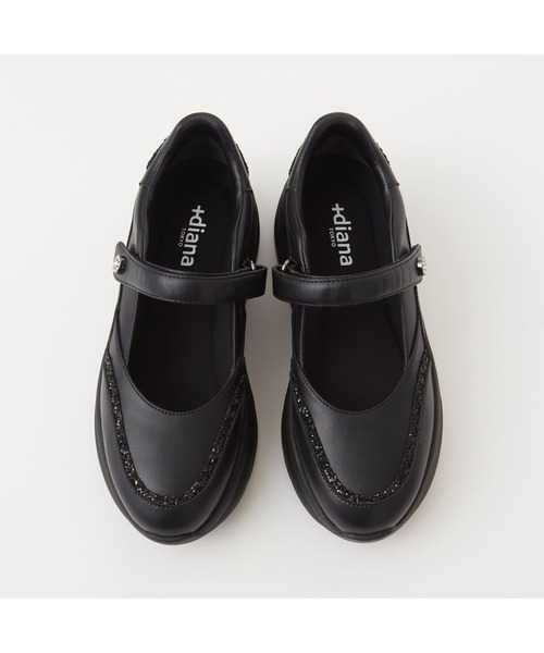 「+diana」 シューズ 23.5cm ブラック レディース_画像6