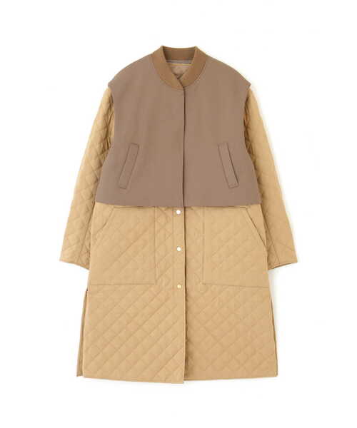 human woman（ヒューマンウーマン） コート MEDIUM ベージュ