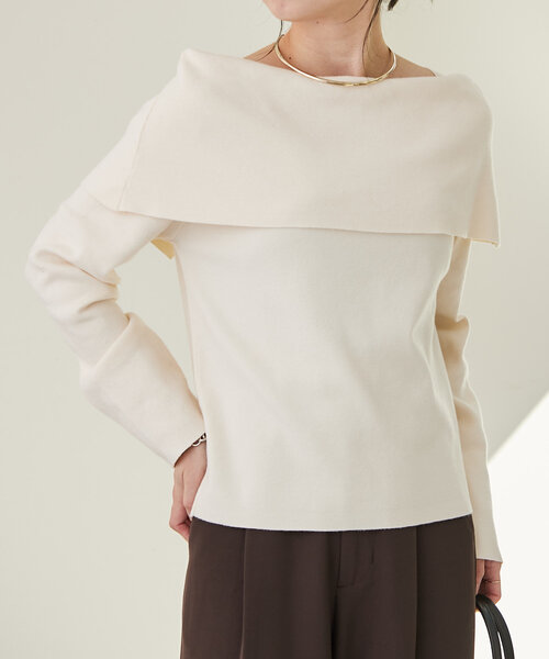 「Omekashi」 長袖ニット FREE ブラック レディース_画像5