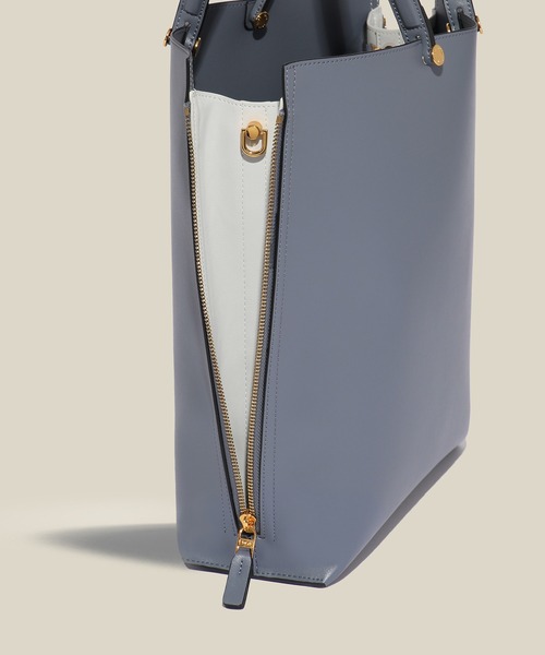 エニードープ SHIPS any: ポーチ付き バイカラー A4 トート バッグ（トートバッグ