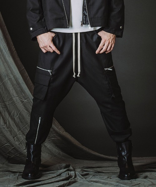 NO ID.（ノーアイディー） カーゴパンツ mp14498-マルチポケット