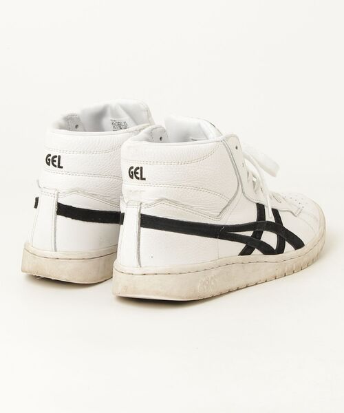 「ASICS」 ハイカットスニーカー 25.5cm ホワイト メンズ_画像2