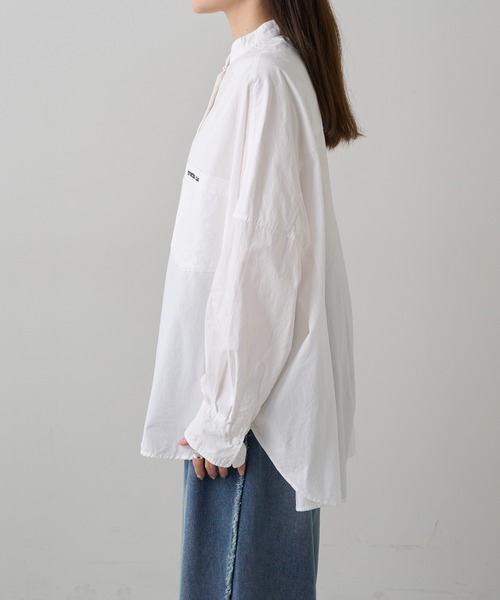 「PUAL CE CIN」 長袖ブラウス FREE カーキ レディース_画像3