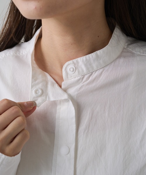 「PUAL CE CIN」 長袖ブラウス FREE カーキ レディース_画像9