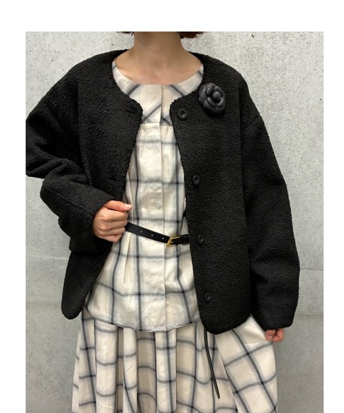 INGEBORG（インゲボルグ） コート アウター 「HAPPY ITEM」ボア 