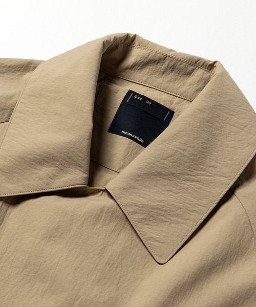 「meanswhile」 トレンチコート 3(L) ブラック メンズ_画像4