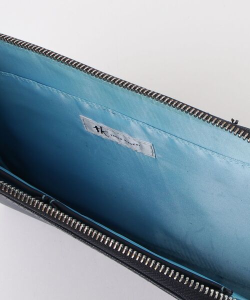 「tk.TAKEO KIKUCHI」 クラッチバッグ 00 ネイビー メンズ_画像4