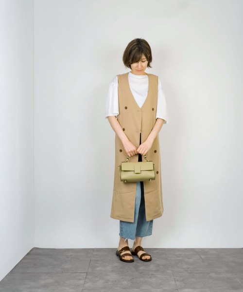 「LORISTELLA」 2WAYバッグ FREE チャコールグレー レディース_画像6