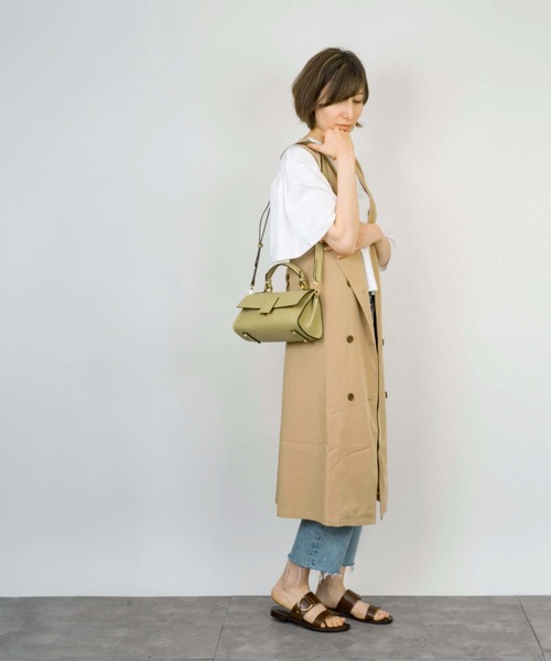 「LORISTELLA」 2WAYバッグ FREE チャコールグレー レディース_画像9