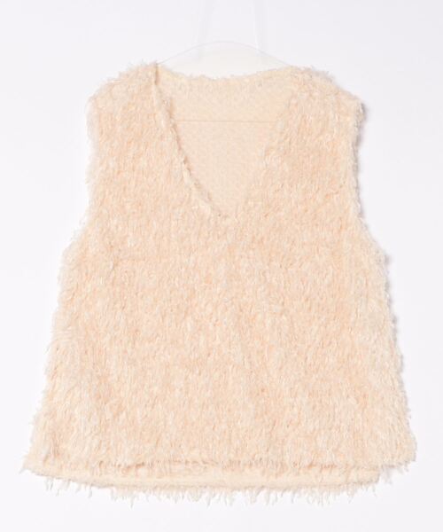 「actuel」 ベスト FREE アイボリー レディース_画像2