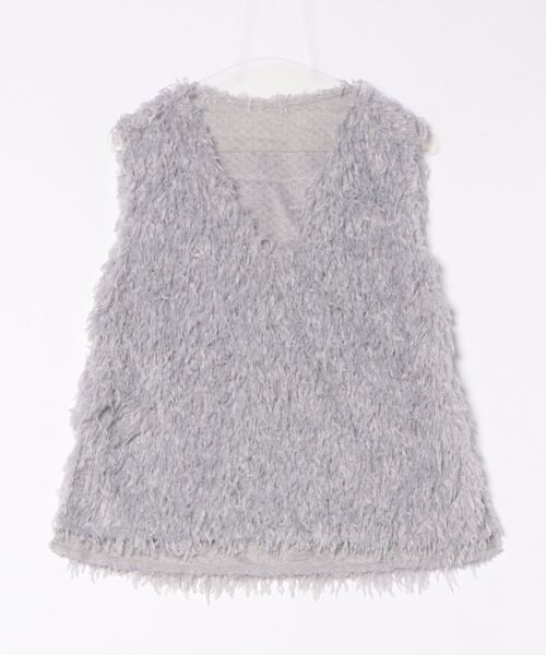 「actuel」 ベスト FREE アイボリー レディース_画像6