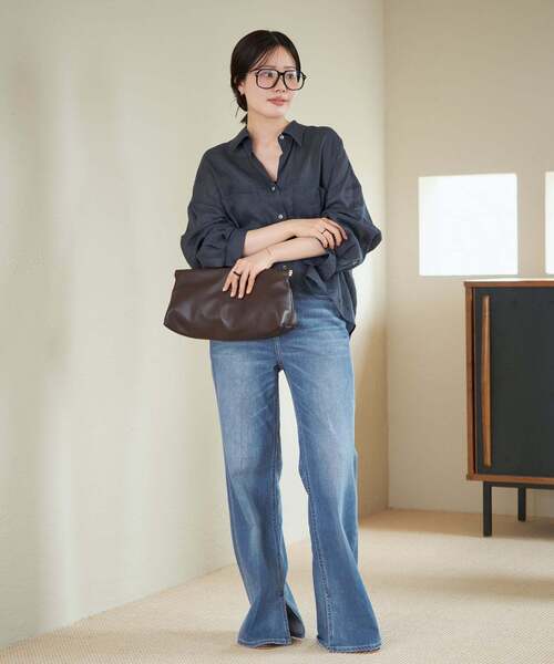 plage（プラージュ） ブラウス シャツ 「追加」RAMIE LYOCELL CROPPED