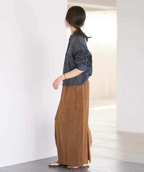 plage（プラージュ） ブラウス シャツ 「追加」RAMIE LYOCELL CROPPED