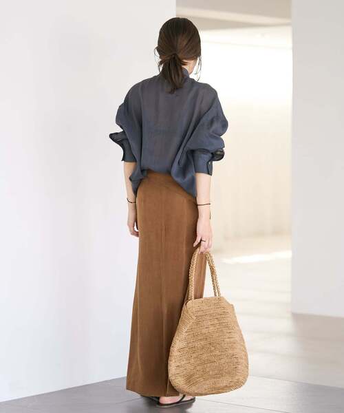 plage（プラージュ） ブラウス シャツ 「追加」RAMIE LYOCELL CROPPED