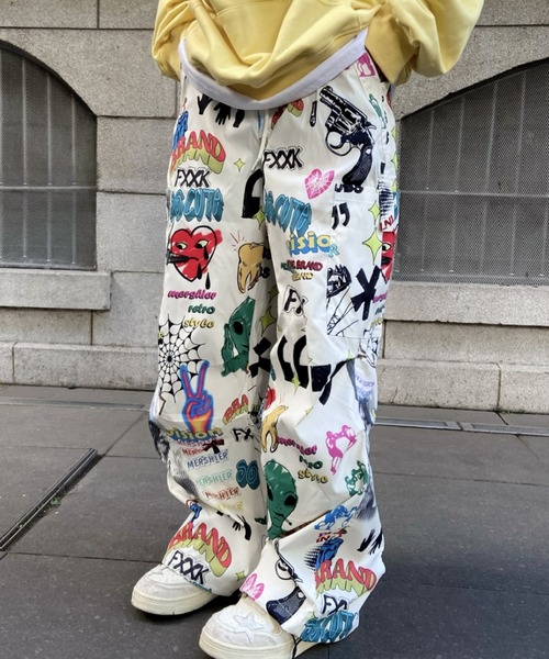 「B.R.U」 カーゴパンツ M ベージュ メンズ_画像6