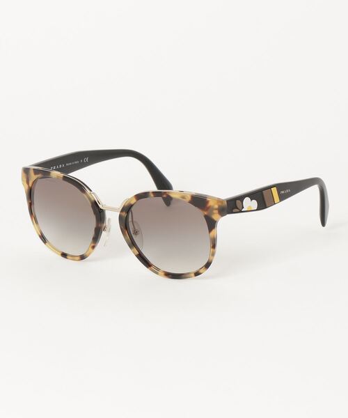 「PRADA」 サングラス - イエロー レディース