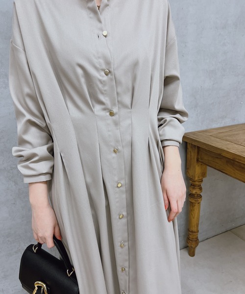 「un dix cors」 長袖ワンピース FREE ブラック レディース_画像4