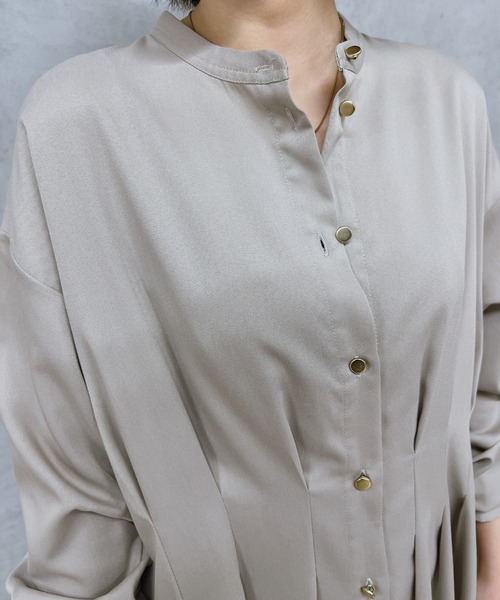 「un dix cors」 長袖ワンピース FREE ブラック レディース_画像5