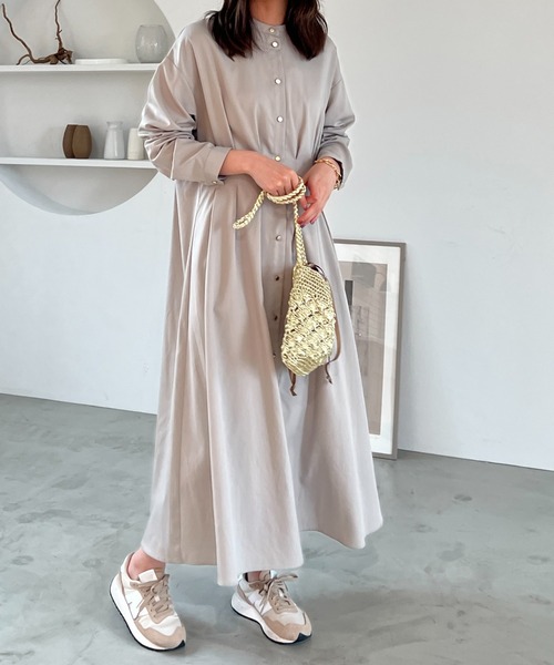 「un dix cors」 長袖ワンピース FREE ブラック レディース_画像8