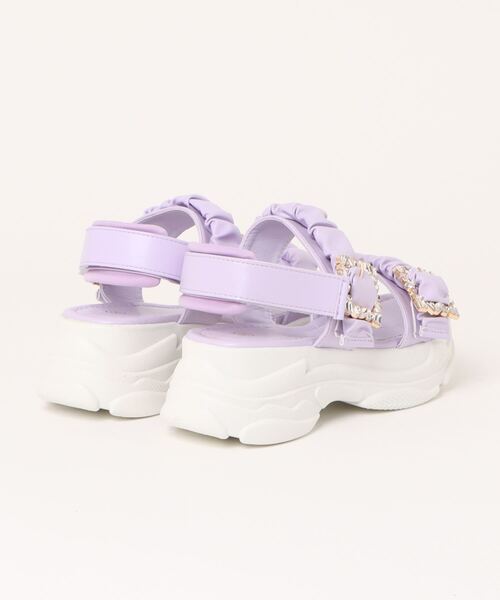 「Shoes in Closet」 ロングブーツ LL パープル レディース_画像2