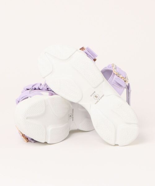 「Shoes in Closet」 ロングブーツ LL パープル レディース_画像3