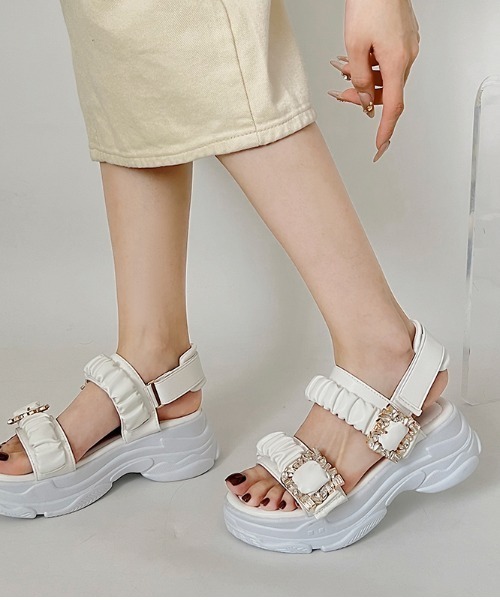 「Shoes in Closet」 ロングブーツ LL パープル レディース_画像8