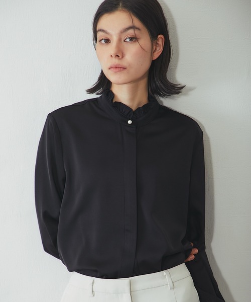 SMILE ORCHID（スマイルオーキッド） ブラウス シャツ フリルブラウス