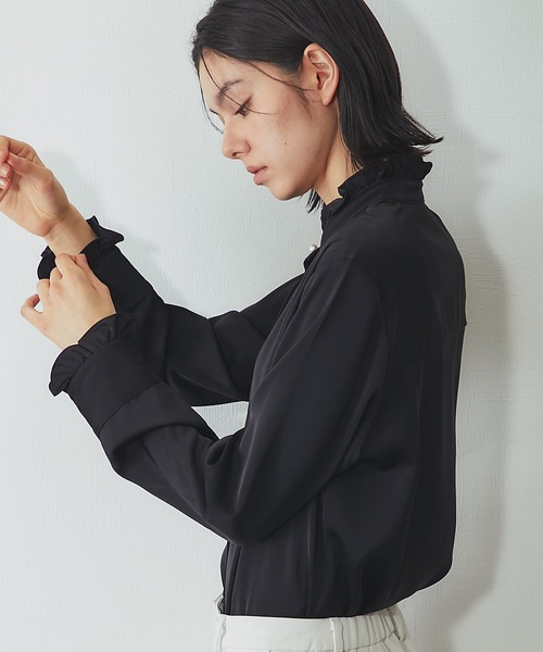 SMILE ORCHID（スマイルオーキッド） ブラウス シャツ フリルブラウス