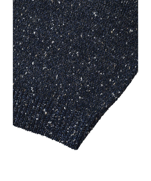 1er Arrondissement ニット セーター ラメノットスパンコールニット