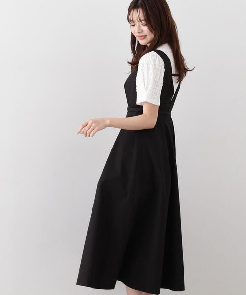 「PROPORTION BODY DRESSING」 ノースリーブワンピース SMALL ブラック レディースの画像