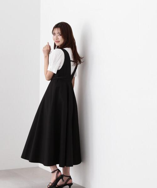 「PROPORTION BODY DRESSING」 ノースリーブワンピース SMALL ブラック レディースの画像