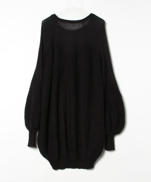 「J1U by LA BELLE ETUDE」 長袖ニット FREE ブラック レディース_画像2