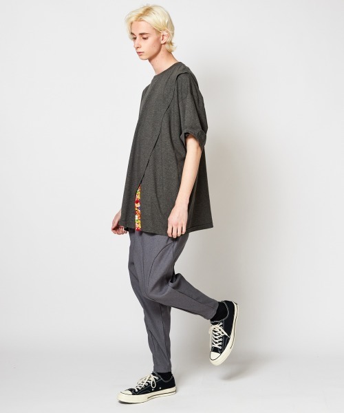 「rehacer」 イージーパンツ MEDIUM ブラック メンズ_画像6