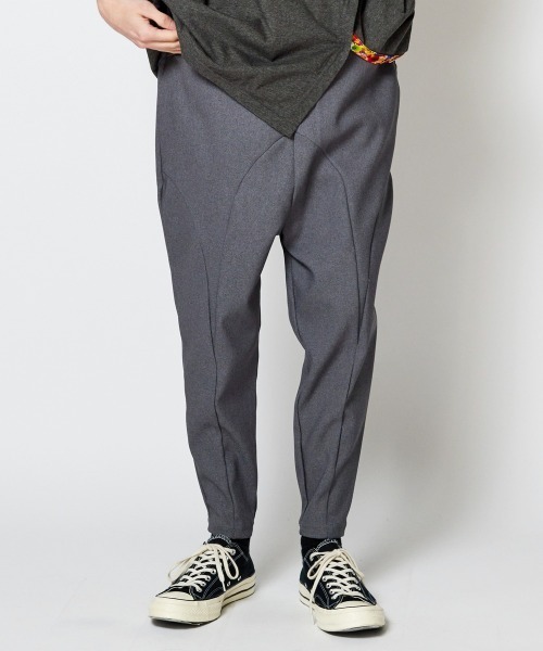 「rehacer」 イージーパンツ MEDIUM ブラック メンズ_画像8