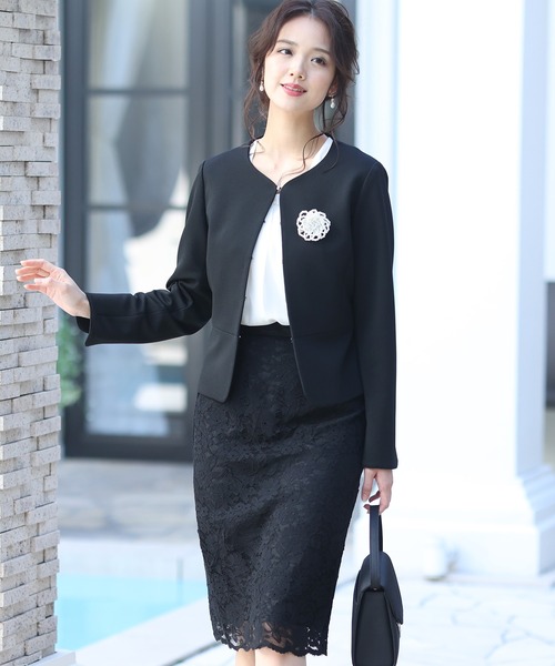 「PourVous」 セットアップ L ブラック レディース_画像5