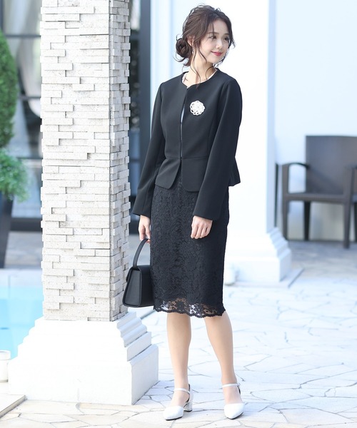 「PourVous」 セットアップ L ブラック レディース_画像6