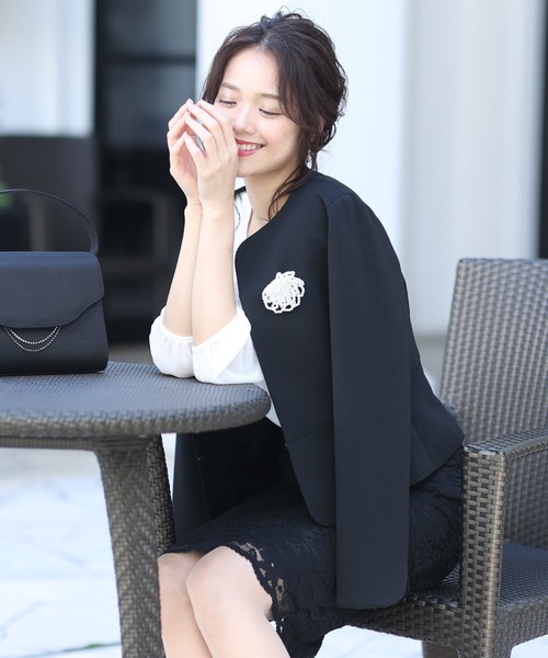 「PourVous」 セットアップ L ブラック レディース_画像8